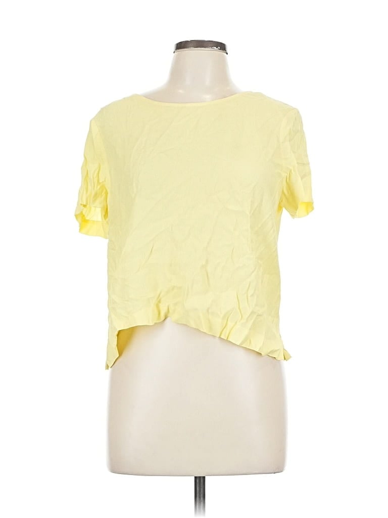 Pre-owned Los Angeles Atelier & Other Stories Short Sleeve T-shirt In Yellow