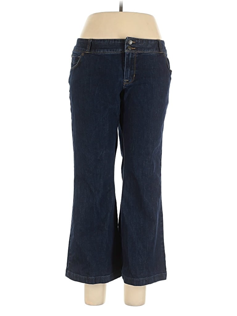 Pre-owned Lands' End Jeans In Blue