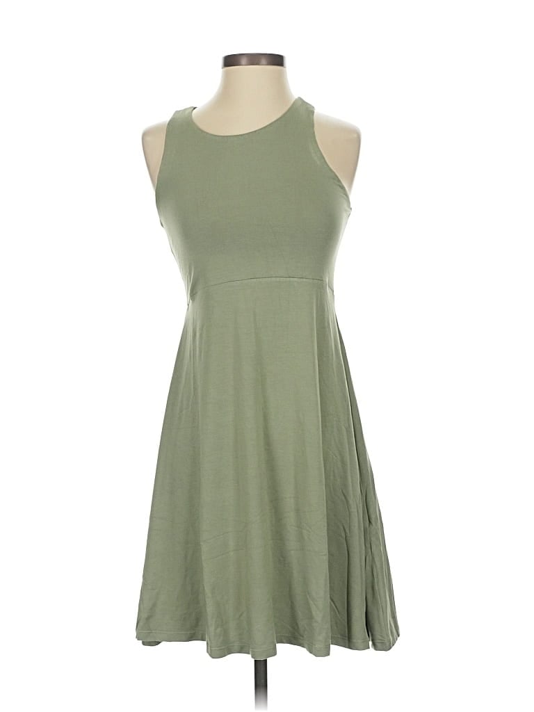 Pre-owned Ododos Casual Dress In Green