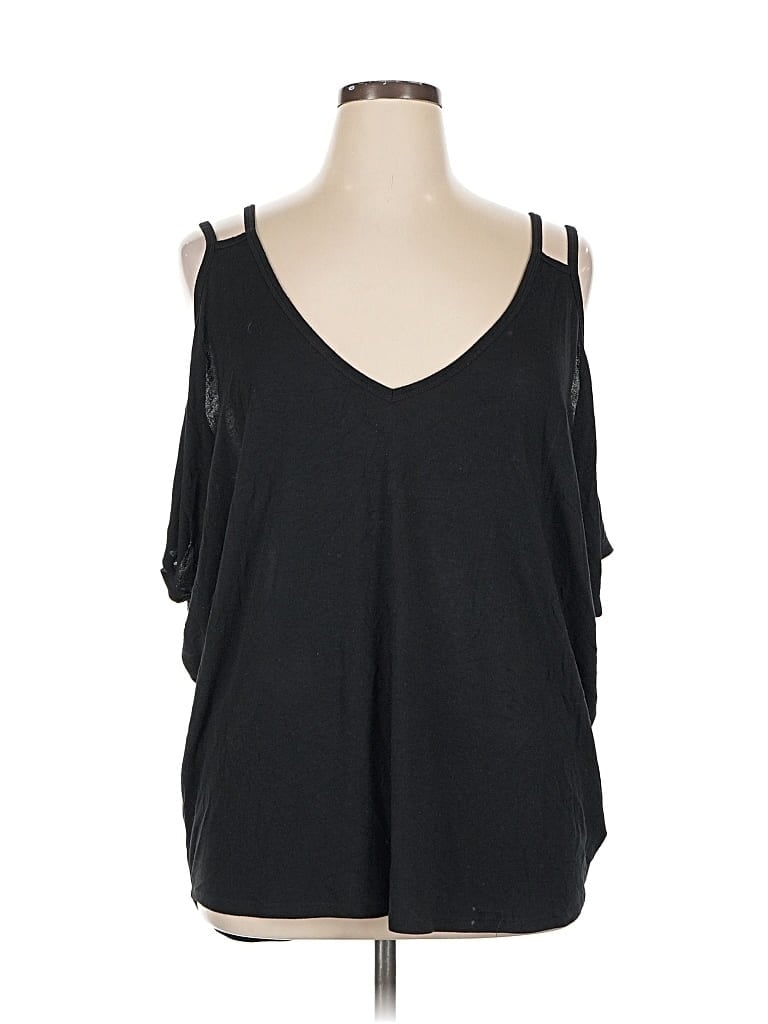 Pre-owned Express One Eleven Sleeveless T-shirt In Black