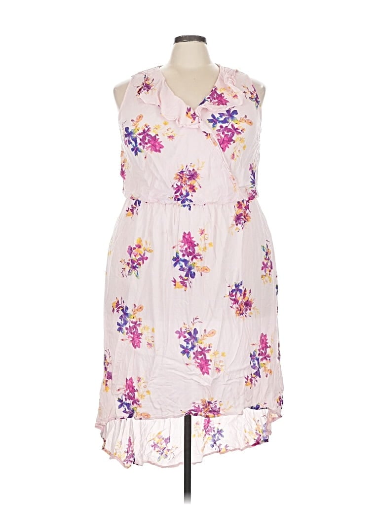 Pre-owned Ava & Viv Casual Dress In Pink