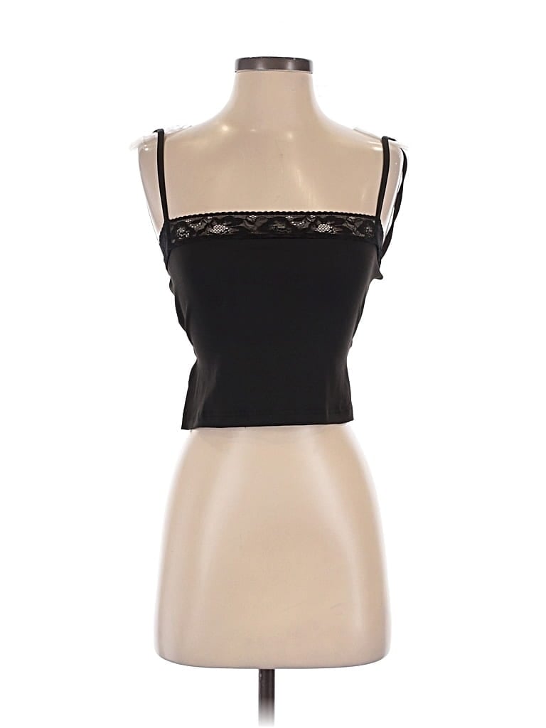 Pre-owned Shein Sleeveless Top Black Sweetheart Neckline Tops