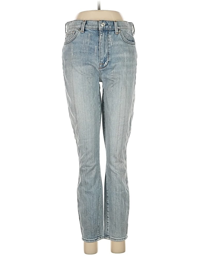 Pre-owned 7 For All Mankind Jeans In Blue