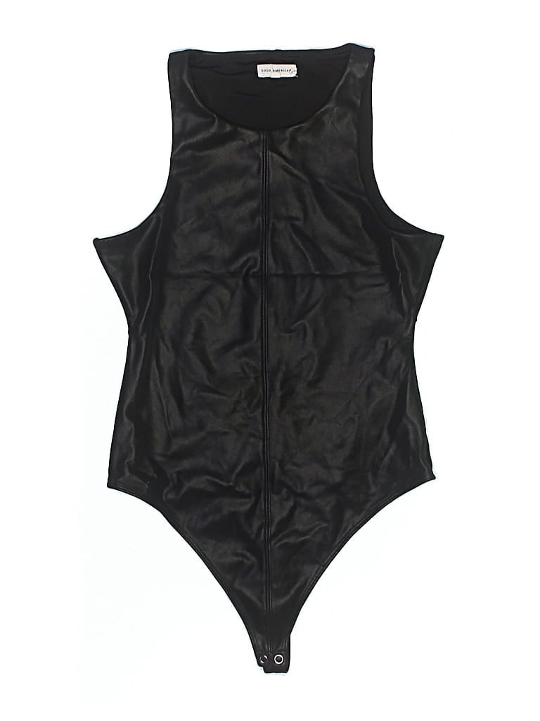 Pre-owned Good American Bodysuit In Black