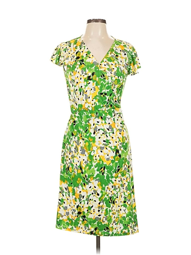 Pre-owned Tahari By Asl Casual Dress In Green