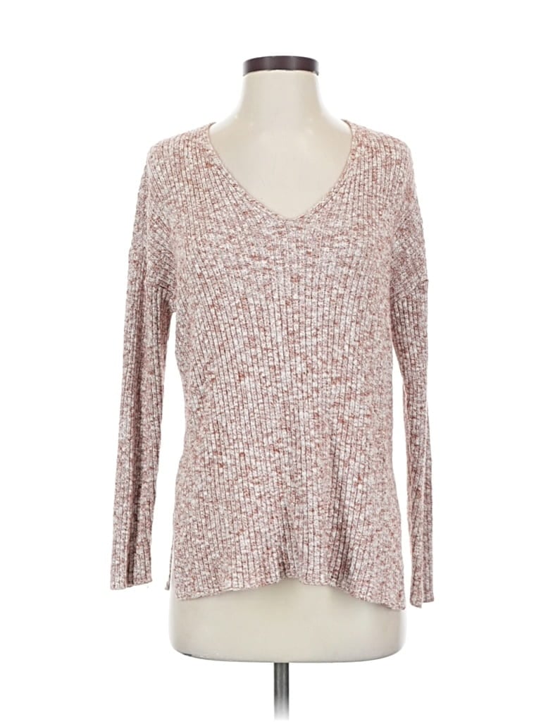 Pre-owned Ann Taylor Loft Pullover Sweater In Brown