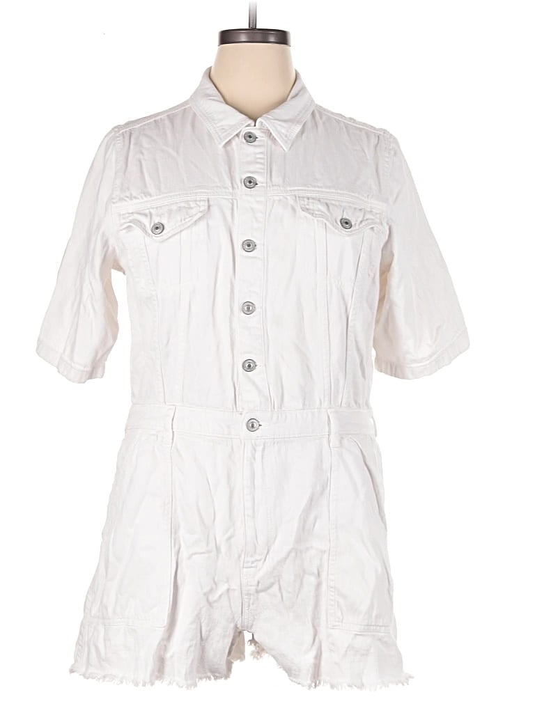 Pre-owned American Eagle Outfitters Romper In White