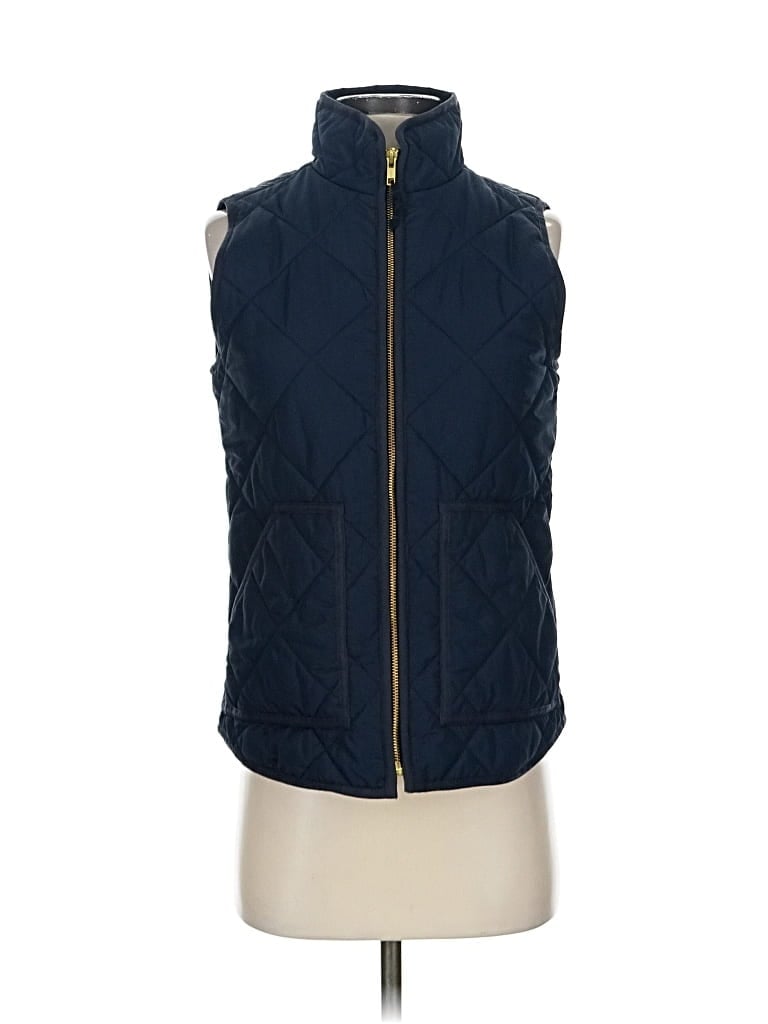 Pre-owned J.crew Mercantile Vest In Blue