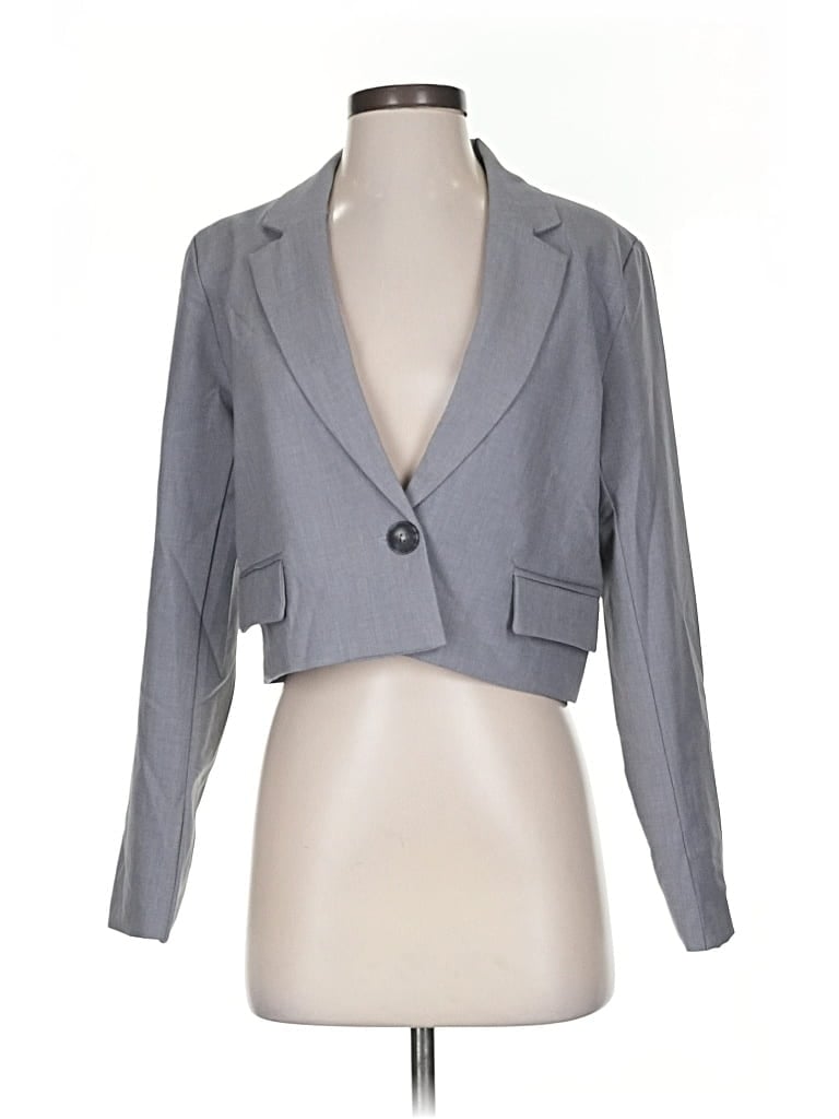 Pre-owned J By Joie Blazer Jacket In Gray