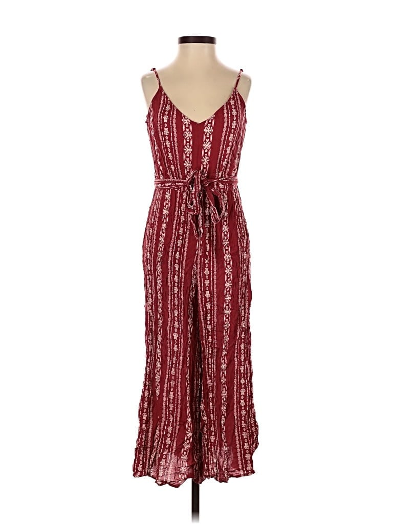 Pre-owned Mi Ami Jumpsuit In Burgundy