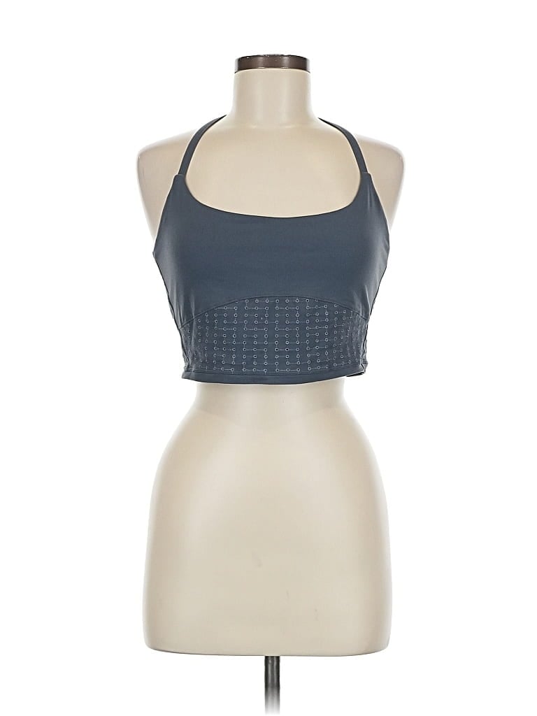 Pre-owned Prana Tank Top Blue Halter Neckline Tops