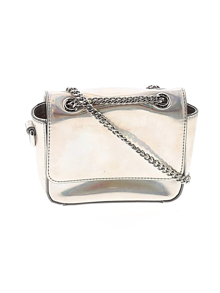 Pre-owned Banana Republic Crossbody Bag In Silver