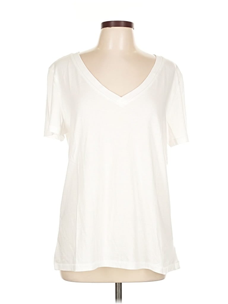 Pre-owned Gap Short Sleeve T-shirt In White