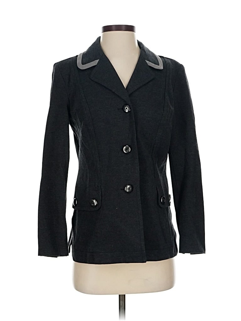 Pre-owned Cabi Blazer Jacket In Gray