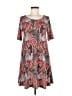 SJS Paisley Red Casual Dress Size M - photo 1