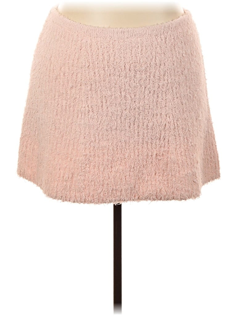 Pre-owned Divided By H&m Casual Skirt In Pink