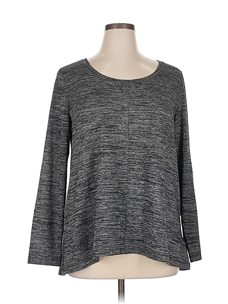 Pre-owned Jones New York Pullover Sweater In Gray