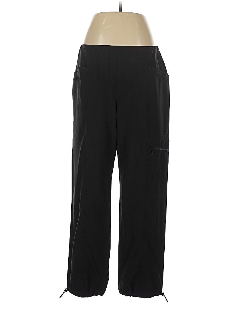 Pre-owned Zenergy By Chico's Casual Pants In Black