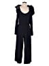 Club Monaco Solid Black Jumpsuit Size 00 - photo 1
