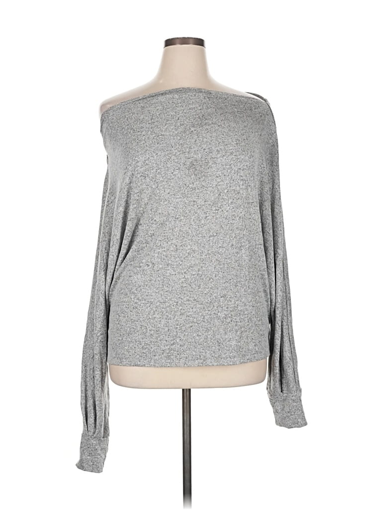 Pre-owned Assorted Brands Pullover Sweater In Gray