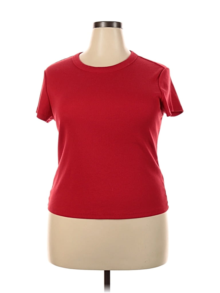 Pre-owned Old Navy Short Sleeve T-shirt In Red