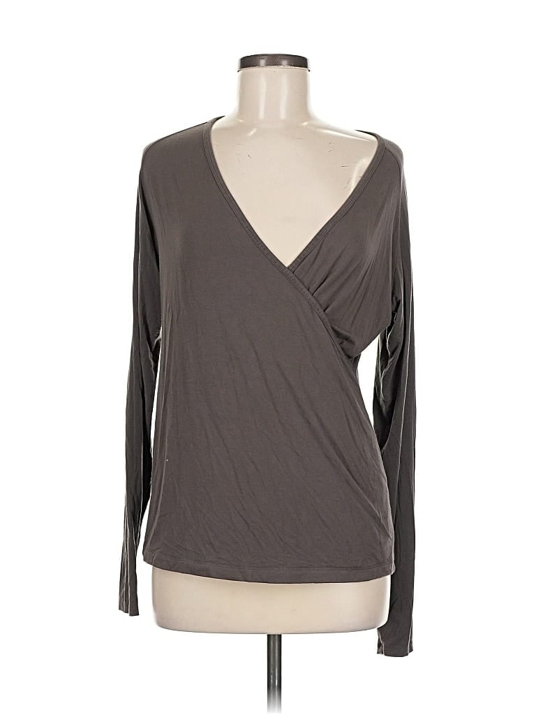 Pre-owned W By Worth Long Sleeve T-shirt In Gray