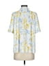 Current Air 100% Polyester Yellow Short Sleeve Blouse Size XS - photo 2