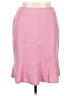 Louben Solid Pink Formal Skirt Size 14 - photo 1