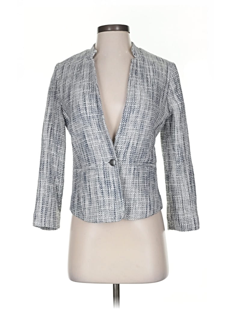 Lucky Brand Blazer Jacket In Gray