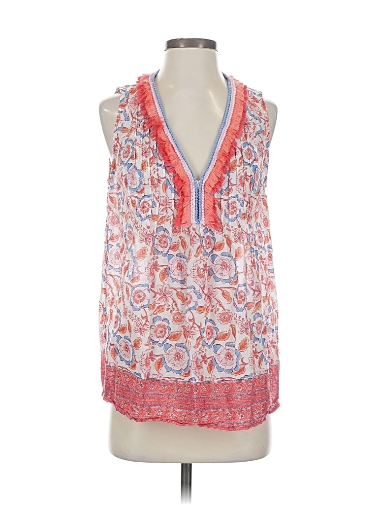 Pre-owned Vineyard Vines Sleeveless Blouse In Orange