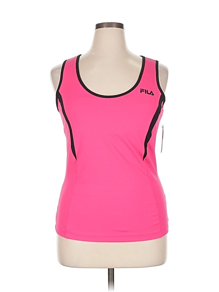 Pre-owned Fila Sport Active Tank Top In Pink