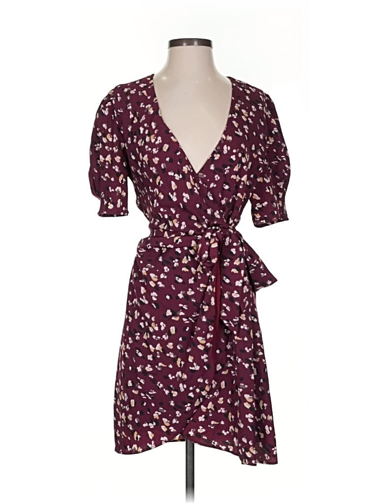 Pre-owned Heartloom Cocktail Dress In Burgundy