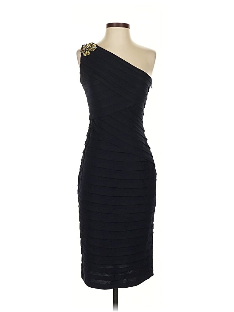 Pre-owned Xscape By Joanna Chen Cocktail Dress In Black