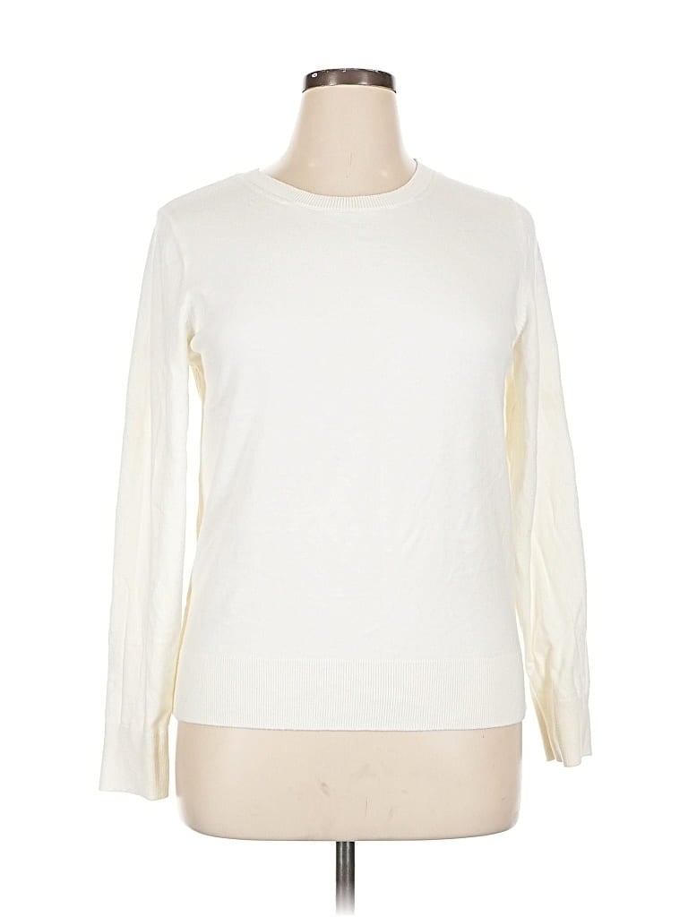 Pre-owned Old Navy Pullover Sweater In White