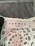 Sandro 100% Polyester White 3/4 Sleeve Blouse Size Med (2) - photo 6