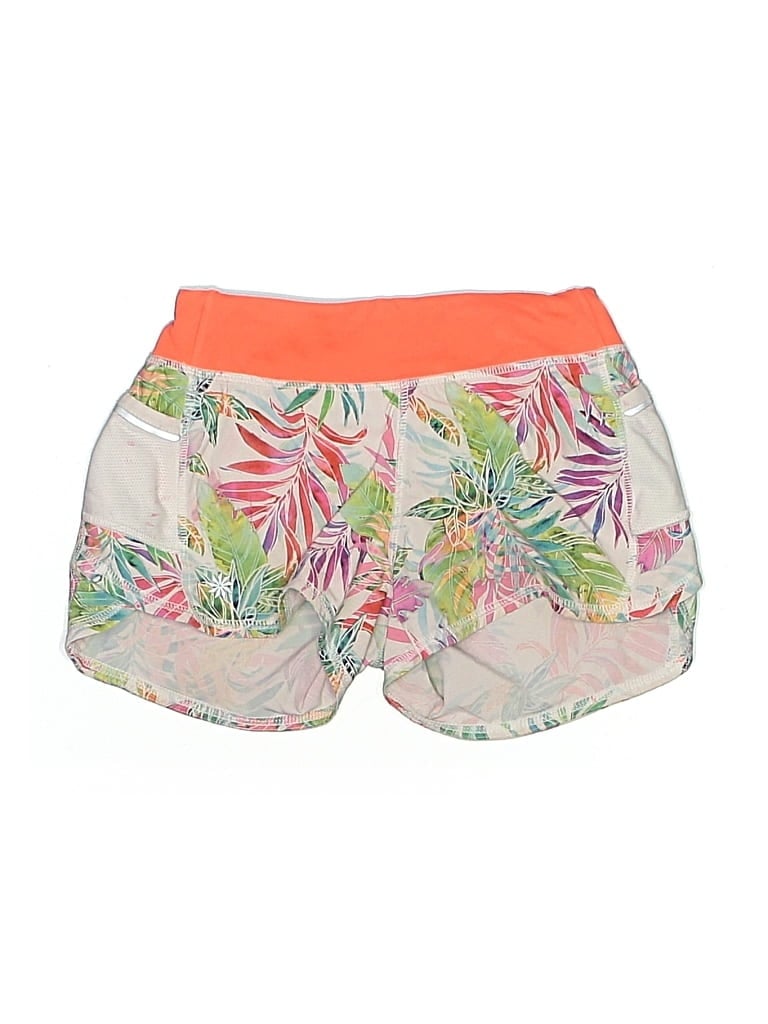 Pre-owned Athleta Girl Kids' Athletic Shorts In White