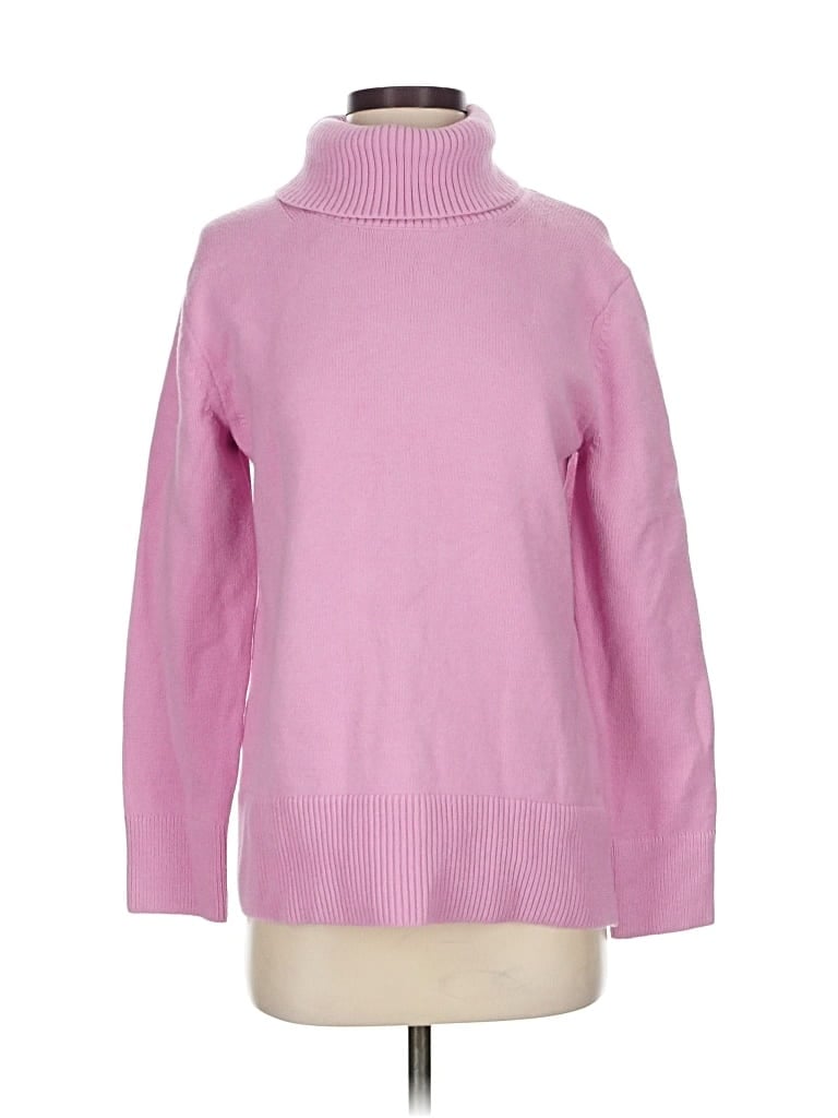 Pre-owned Banana Republic Turtleneck Sweater In Pink