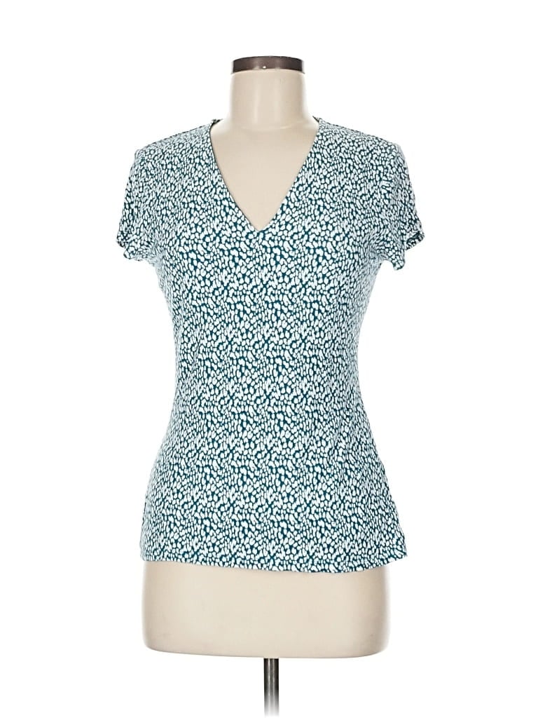 Pre-owned Inc International Concepts Short Sleeve T-shirt In Blue