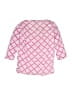 Roberta Roller Rabbit 100% Cotton Hearts Pink 3/4 Sleeve Blouse Size 10 - photo 2