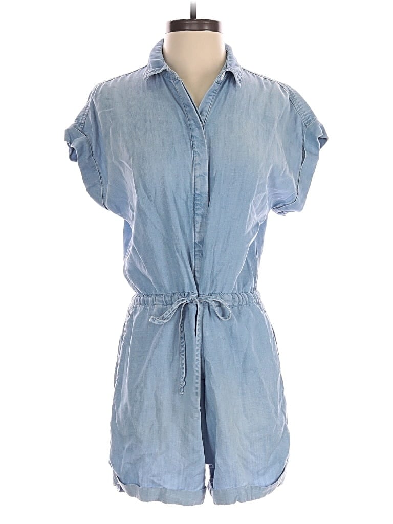 Pre-owned Cloth & Stone Romper In Blue