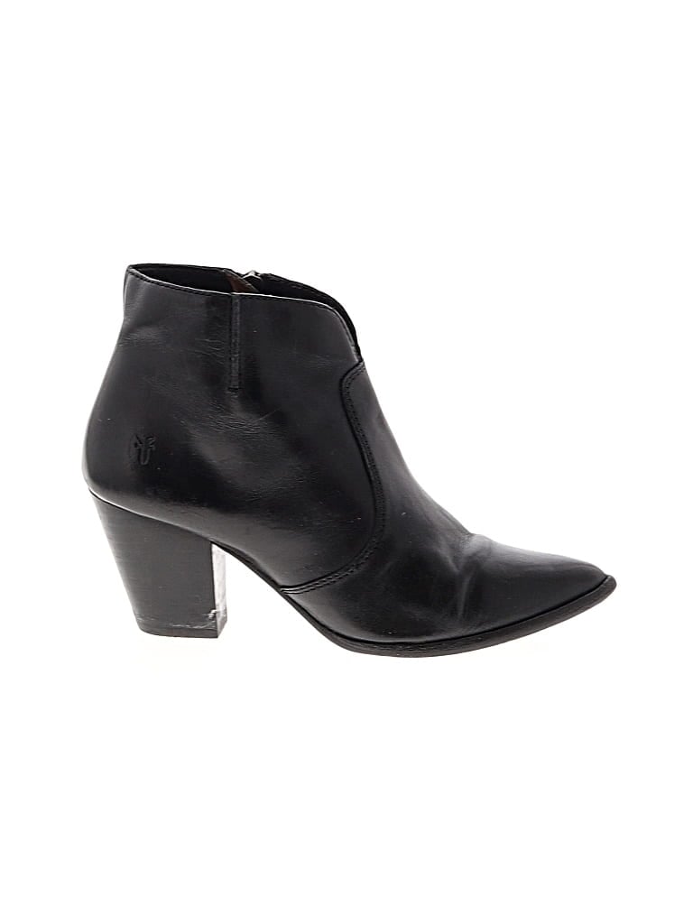 Pre-owned Frye Ankle Boots In Black