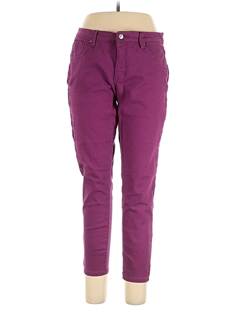 Pre-owned Curve Appeal Casual Pants In Purple
