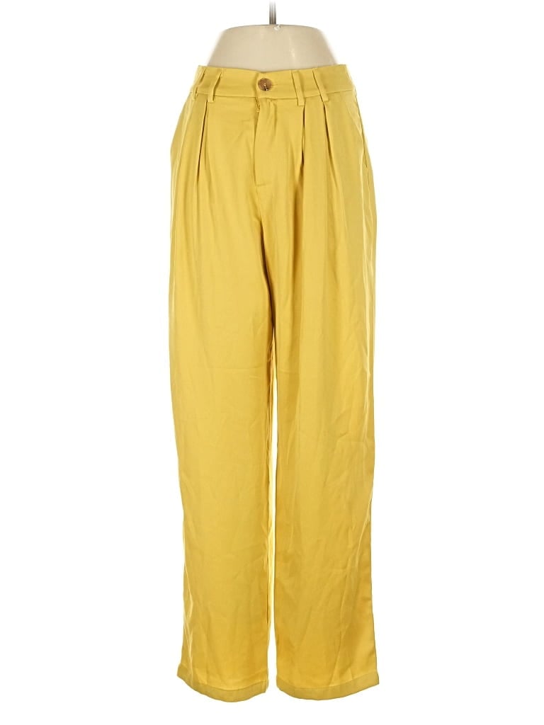 Pre-owned Lulus Casual Pants In Yellow