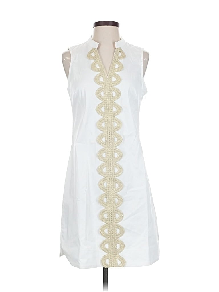 Mud Pie Casual Dress In White