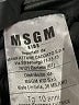 MSGM Metallic Black Faux Leather Jacket Size 10 - photo 4