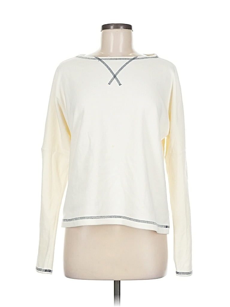 Pre-owned Dudley Stephens Sweatshirt In White