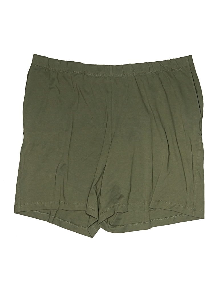 Pre-owned Lands' End Khaki Shorts In Green
