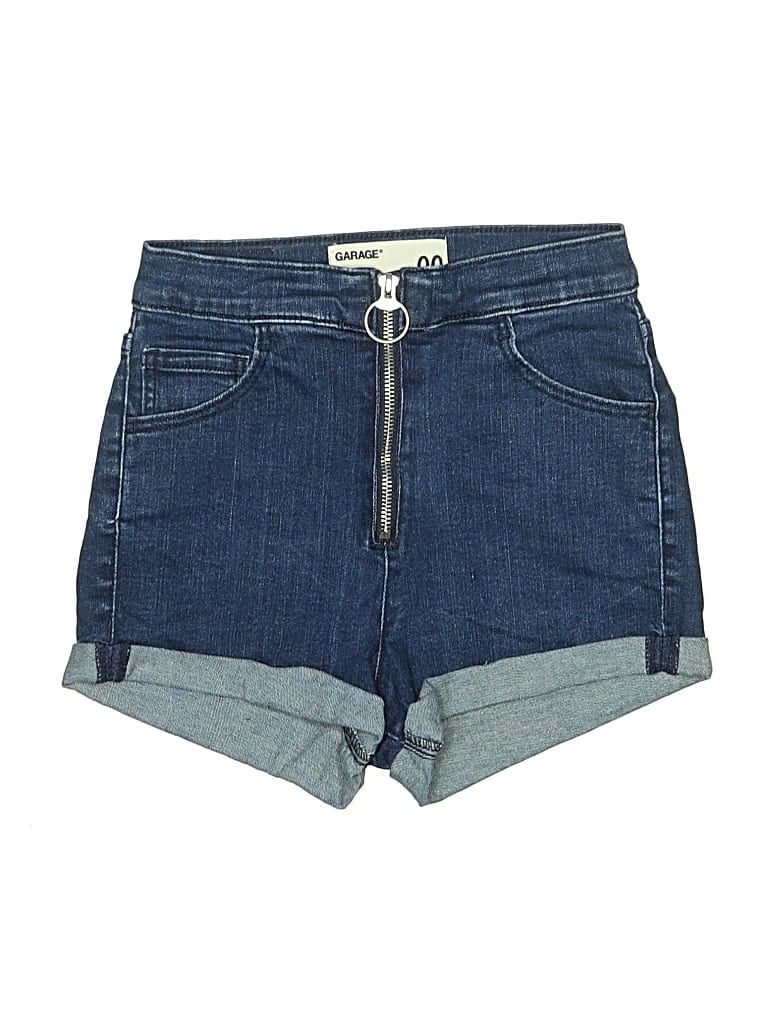 Pre-owned Garage Denim Shorts In Blue