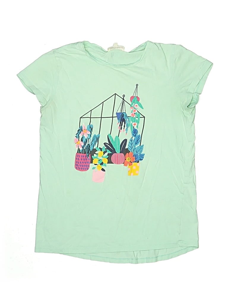 Pre-owned Catimini Kids' Short Sleeve T-shirt In Green