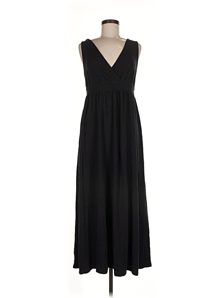 Pre-owned Garnet Hill Casual Dress In Black